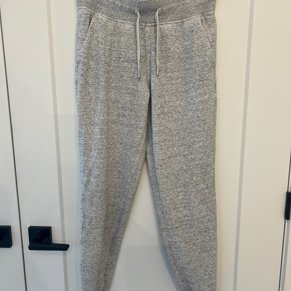 Lululemon Athletica Gray Track Pants with Tapered Fit